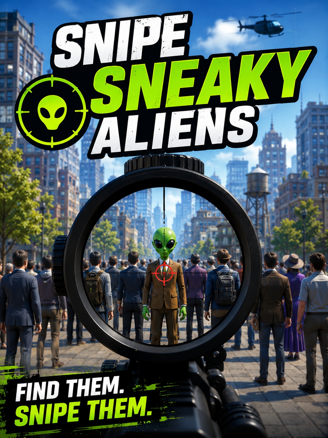 Snipe Sneaky Aliens screenshot 1